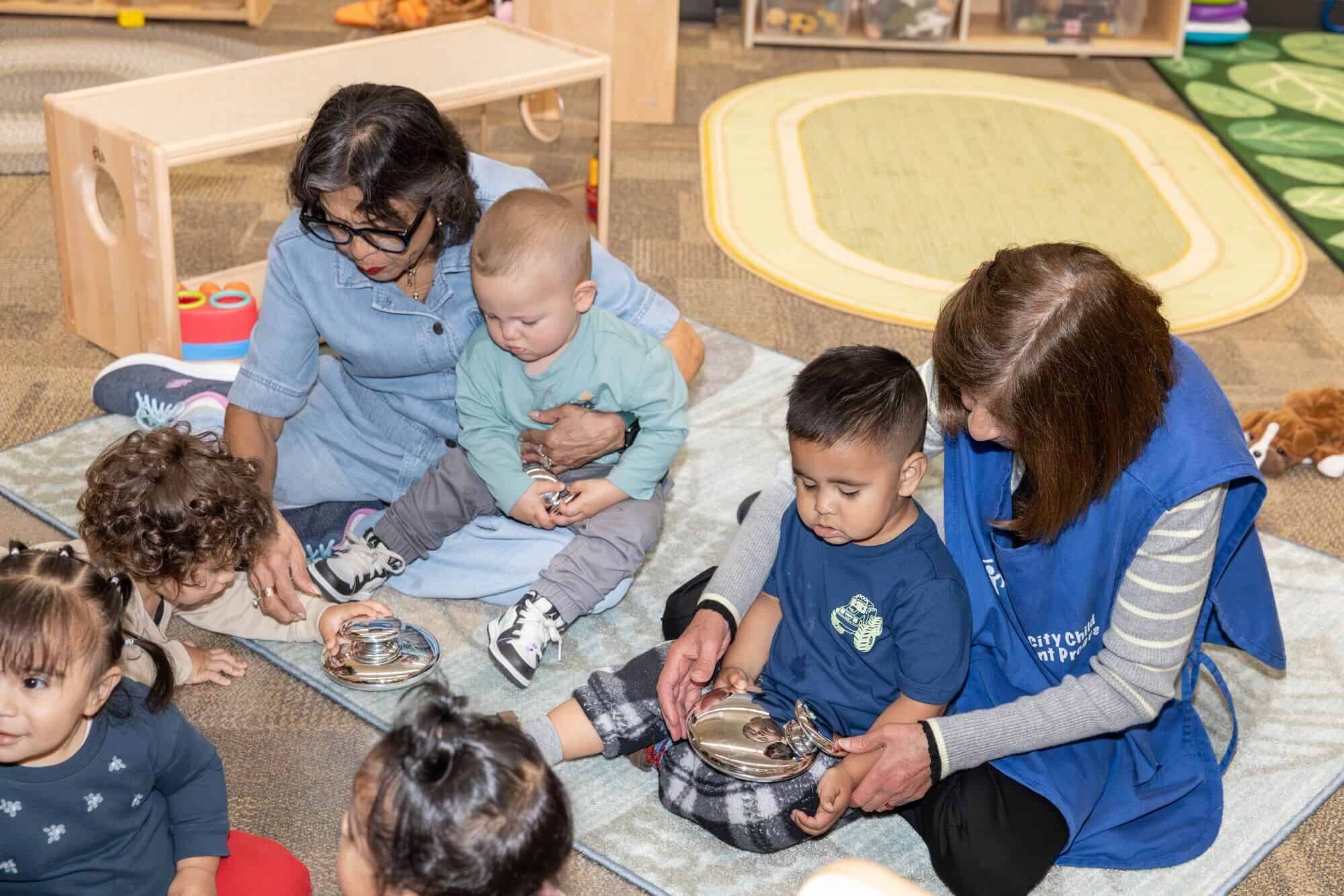 Children playing at RCCDP