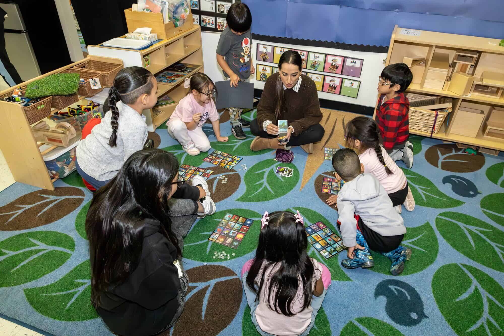 Children in circle time at RCCDP